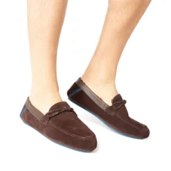 Ted Baker Valcent Moccasin Slippers for Men's Slippers Colour Brown330 -Ted Baker shop online 10339605 xxl a4