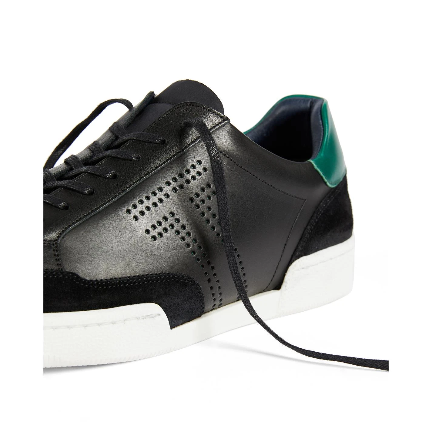 Ted Baker Acer Retro Trainers for Men's Trainers Colour Black 6 Ted Baker Acer Retro Trainers for Men's Trainers Colour Black - Image 4