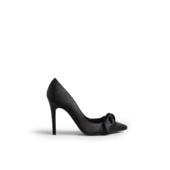 Ted Baker Hyana Moire satin Bow Court Shoes for Heels Colour Black
