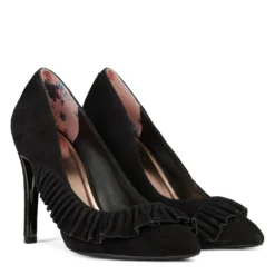 Ted Baker Ted Ruche Suede Shoe Ld99 for Women's Trainers Colour Black -Ted Baker shop online 24404503 xxl a2