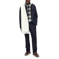 Ted Baker Stirling Check Crew Jumper for Knitwear Colour Navy -Ted Baker shop online 32055218 xxl a3