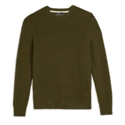 Ted Baker Brock Sweater for Knitwear Colour Khaki