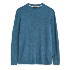 Ted Baker Sett Sweater for Big & Tall Knitwear Colour Bright Blue