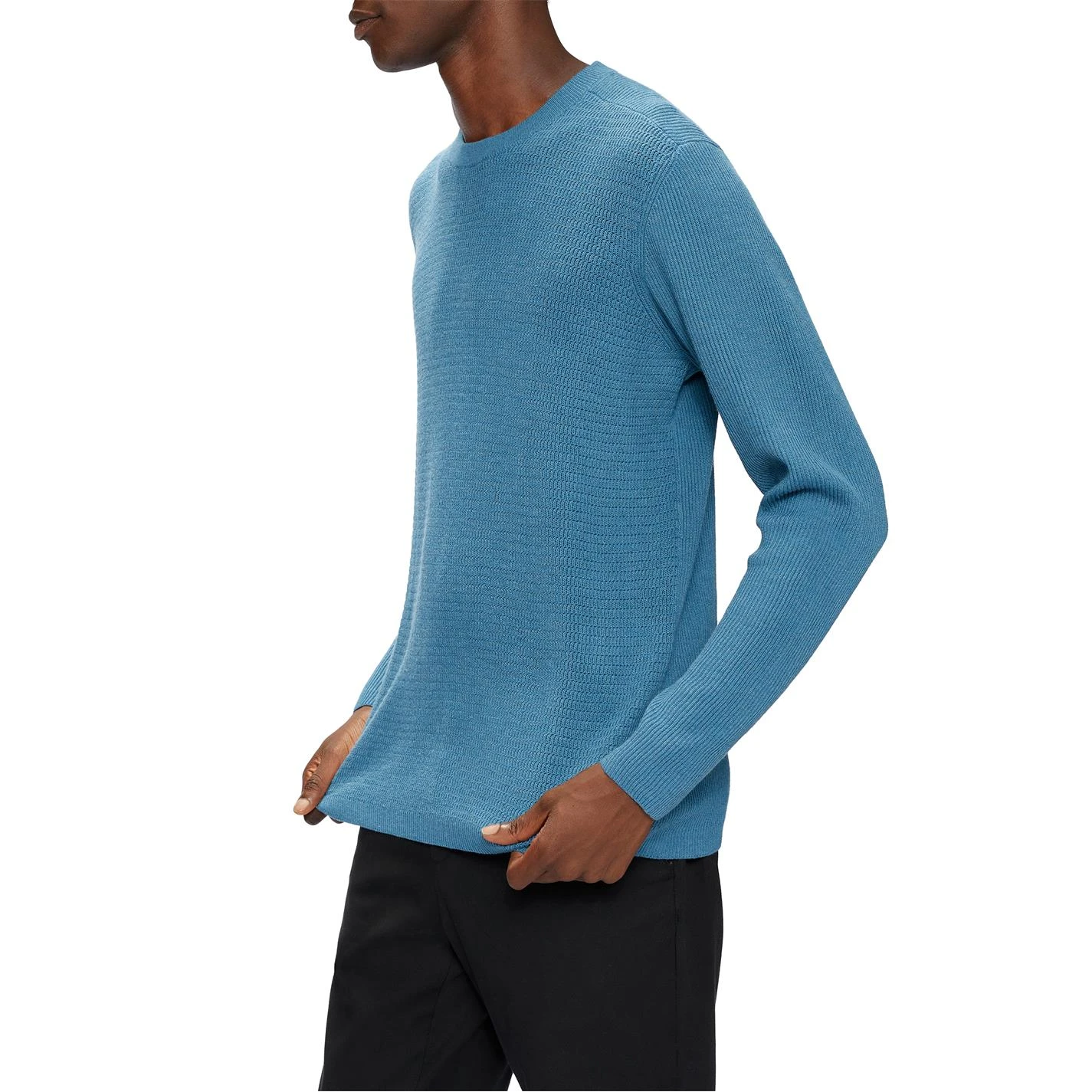 Ted Baker Sett Sweater for Big & Tall Knitwear Colour Bright Blue 4 Ted Baker Sett Sweater for Big & Tall Knitwear Colour Bright Blue - Image 2