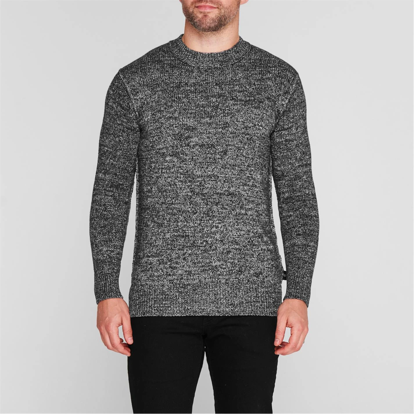 Ted Baker Hexhamm Crewneck Sweater for Knitwear Colour Grey 4 Ted Baker Hexhamm Crewneck Sweater for Knitwear Colour Grey - Image 2