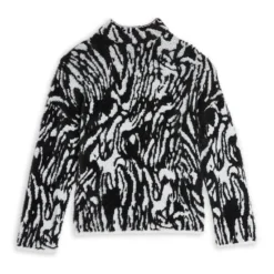 Ted Baker Zaidie Jacquard Jumper for Knitwear Colour Black