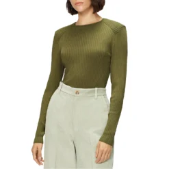 Ted Baker Eeeffii Otto Jumper for Knitwear Colour Khaki -Ted Baker shop online 32062115 xxl a1