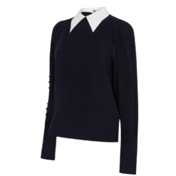 Ted Baker Aledina Jumper for Knitwear Colour Dark Navy -Ted Baker shop online 32062218 xxl a11