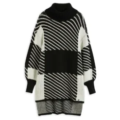 Ted Baker Zzaarah Jacquard Sweater for Knitwear Colour Black
