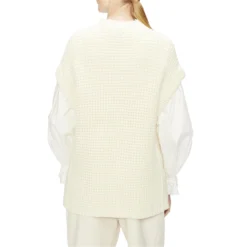 Ted Baker Snowiey Sleeveless Knit Vest for Knitwear Colour White -Ted Baker shop online 32062701 xxl a2