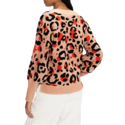 Ted Baker Alicina Animal Jumper for Knitwear Colour Coral -Ted Baker shop online 32063012 xxl a2