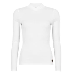 Ted Baker Arly Cross Neck Jumper for Knitwear Colour White