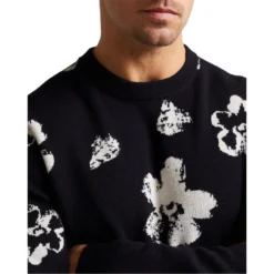 Ted Baker Sandsen Floral Sweatshirt for Knitwear Colour Dark Navy -Ted Baker shop online 32124118 xxl a3
