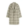 Ted Baker Ogle Check Coat for Coats & Jackets Colour Taupe -Ted Baker shop online 32124305 xxl