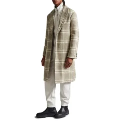 Ted Baker Ogle Check Coat for Coats & Jackets Colour Taupe -Ted Baker shop online 32124305 xxl a1