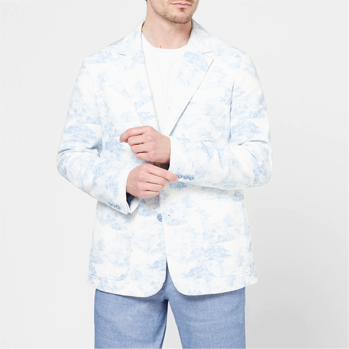 Ted Baker Sibton Blazer for Suit Jackets & Blazers Colour Lt-Blue 4 Ted Baker Sibton Blazer for Suit Jackets & Blazers Colour Lt-Blue - Image 2