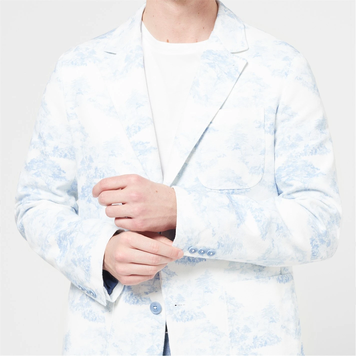 Ted Baker Sibton Blazer for Suit Jackets & Blazers Colour Lt-Blue 6 Ted Baker Sibton Blazer for Suit Jackets & Blazers Colour Lt-Blue - Image 4