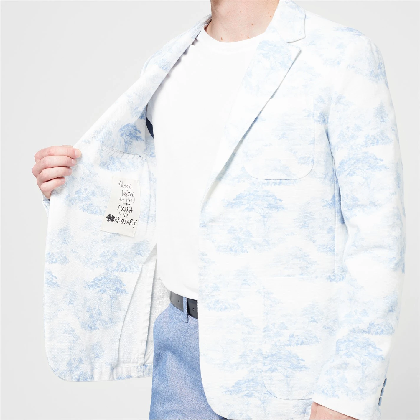 Ted Baker Sibton Blazer for Suit Jackets & Blazers Colour Lt-Blue 8 Ted Baker Sibton Blazer for Suit Jackets & Blazers Colour Lt-Blue - Image 6