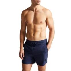 Ted Baker Trehil Plain Shorts for Swimwear Colour Navy -Ted Baker shop online 32357018 xxl a3