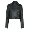 Ted Baker Ssalli Leather Jacket for Coats & Jackets Colour Black