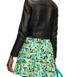 Ted Baker Ssalli Leather Jacket for Coats & Jackets Colour Black -Ted Baker shop online 32367803 xxl a2