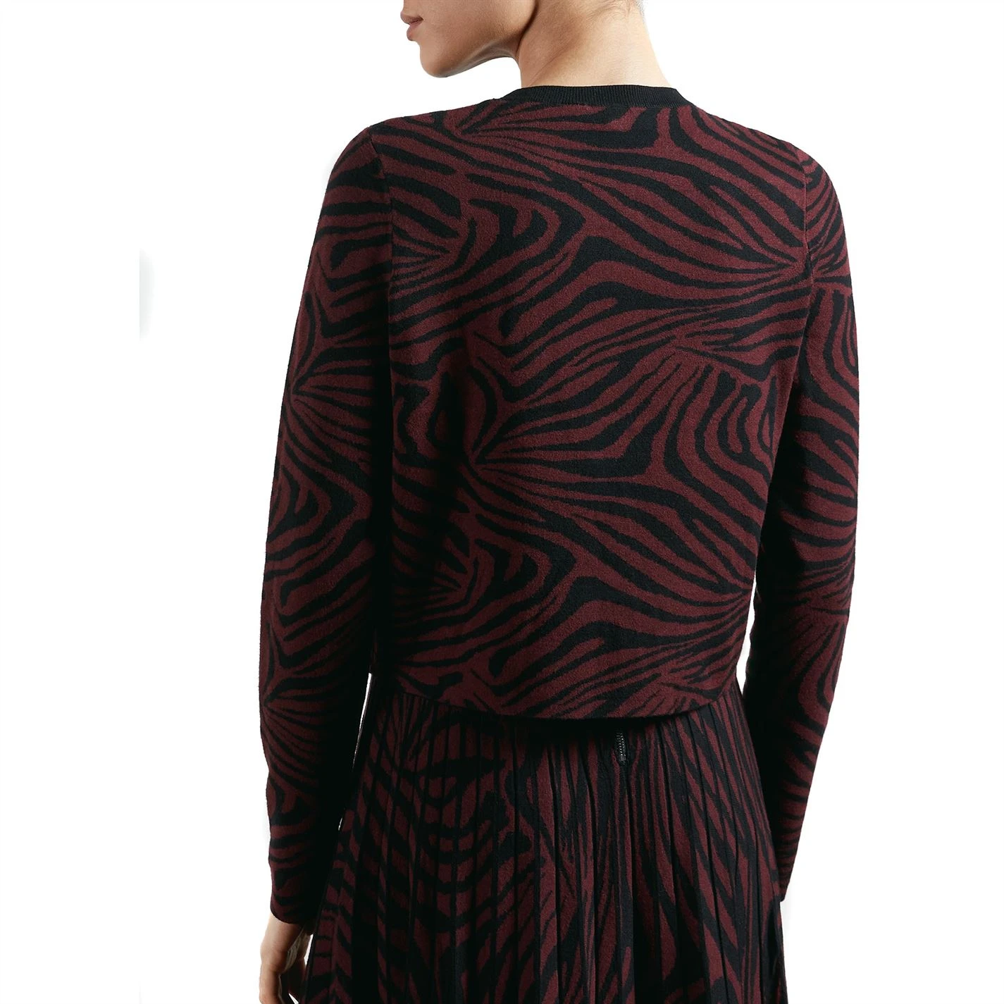 Ted Baker Martiy Jumper for Knitwear Colour Oxblood 5 Ted Baker Martiy Jumper for Knitwear Colour Oxblood - Image 3