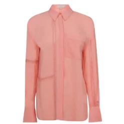 Ted Baker Agniss Lace Shirt for Ted Baker Colour Dusky-Pink