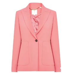Ted Baker Kelsyaj Blazer for Coats & Jackets Colour Mid-Pink