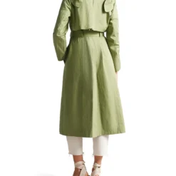 Ted Baker Martna Voluminous Sleeve Trench Coat for Coats & Jackets Colour Mid-Green -Ted Baker shop online 32451615 xxl a2