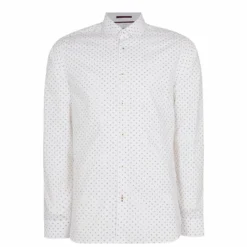Ted Baker Ted Baker Long Sleeve Shirt Mens for Casual Shirts Colour White