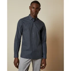 Ted Baker Brella Long Sleeve Shirt for Casual Shirts Colour Navy -Ted Baker shop online 32682418 xxl a2