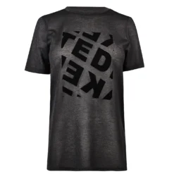 Ted Baker Ted Baker Tedin Graphic T-Shirt Womens for Tops Colour Black