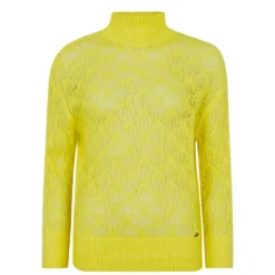 Ted Baker Kcarly Cable Jumper for Knitwear Colour Lt Yellow