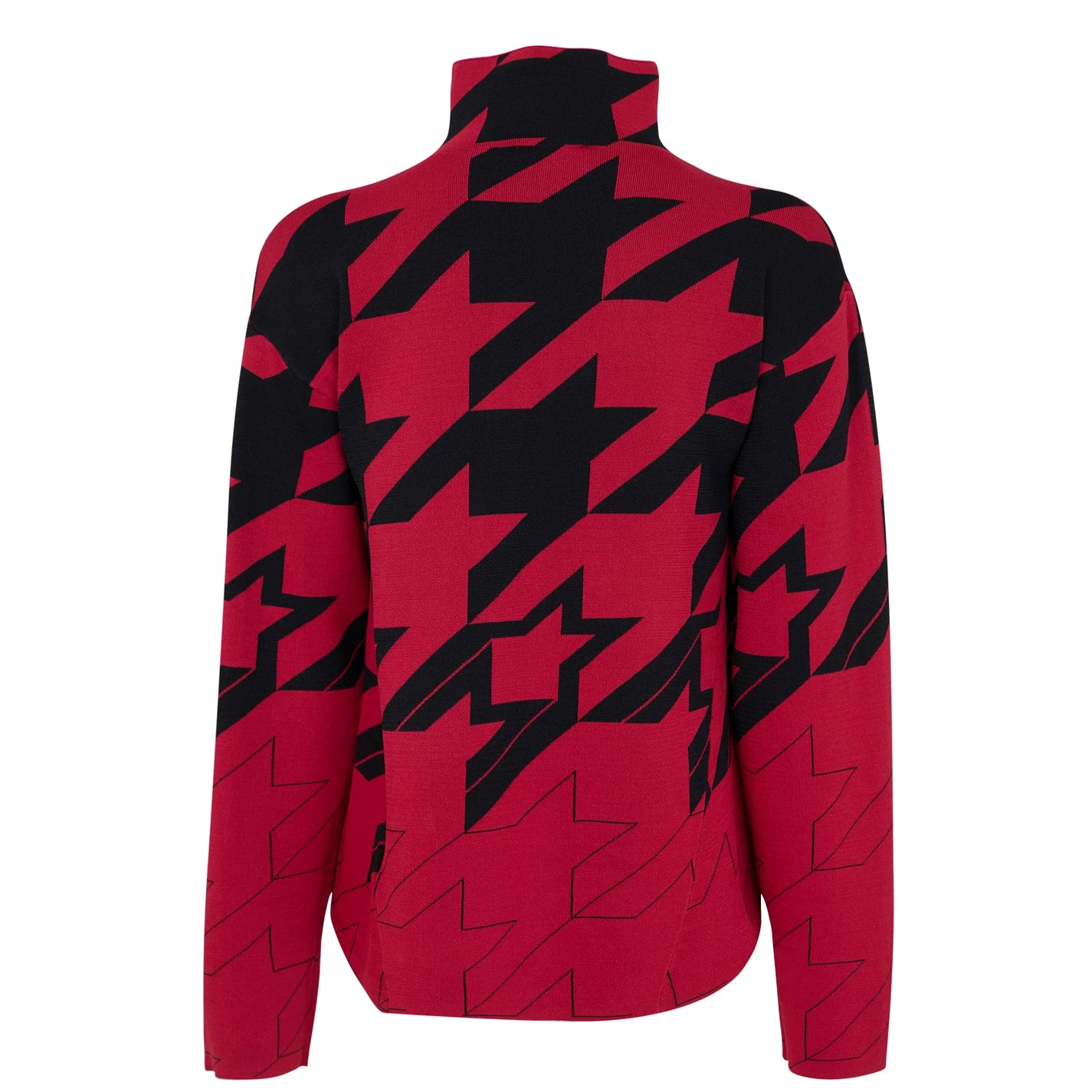 Ted Baker Emeliy Asymmetrical Knit Jumper for Knitwear Colour Red 4 Ted Baker Emeliy Asymmetrical Knit Jumper for Knitwear Colour Red - Image 2