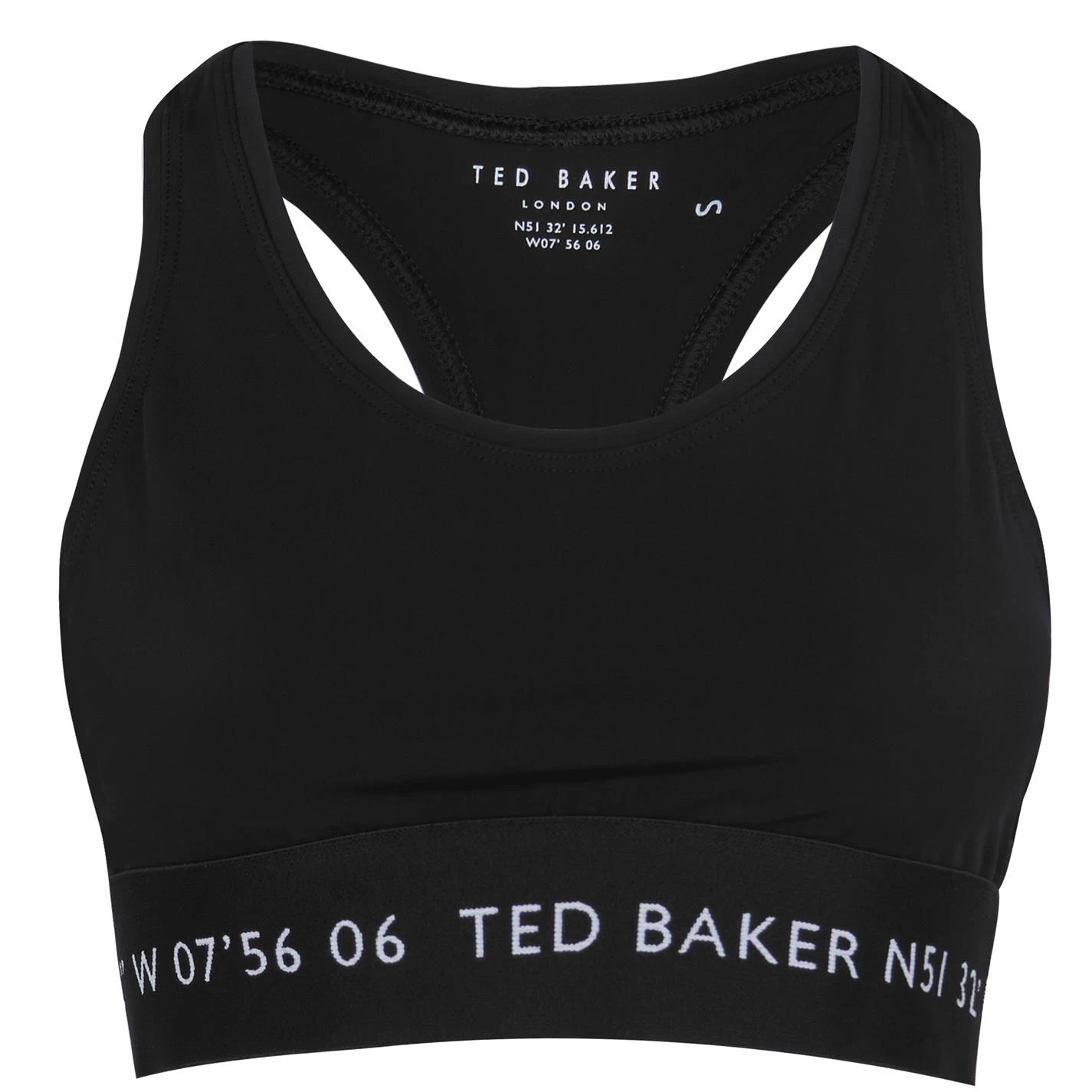 Ted Baker Active Racerback Bra for Sports Bras Colour Black 3 Ted Baker Active Racerback Bra for Sports Bras Colour Black