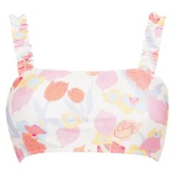 Ted Baker Aimiy Frill Bikini Top for Kaftans & Sarongs Colour Natural