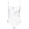 Ted Baker Serene Panel Swimsuit for Bikinis Colour White -Ted Baker shop online 35410501 xxl