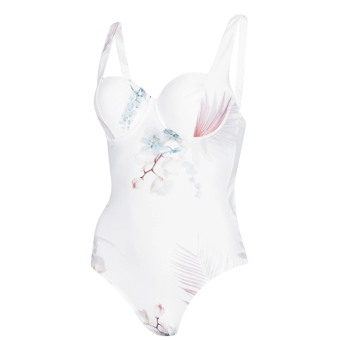 Ted Baker Serene Panel Swimsuit for Bikinis Colour White 7 Ted Baker Serene Panel Swimsuit for Bikinis Colour White - Image 5