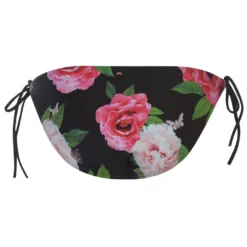 Ted Baker Ted Floral Side Tie Bikini Briefs Womens for Bikinis Colour BLACK -Ted Baker shop online 35726203 xxl a10