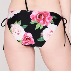 Ted Baker Ted Floral Side Tie Bikini Briefs Womens for Bikinis Colour BLACK -Ted Baker shop online 35726203 xxl a2