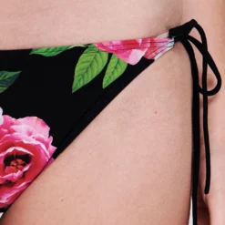 Ted Baker Ted Floral Side Tie Bikini Briefs Womens for Bikinis Colour BLACK -Ted Baker shop online 35726203 xxl a3