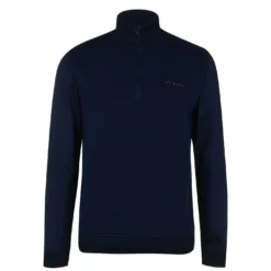 Ted Baker Pitchin Top for Mens Golf Clothing Colour navy