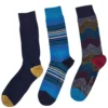 Ted Baker 3 Pack Socks Gift Box for Gifts for Him Colour Assorted Nav -Ted Baker shop online 41006270 xxl