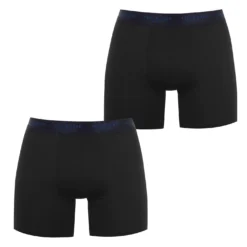 Ted Baker 2 Pack Modal Boxers for Underwear Colour Black BK1001