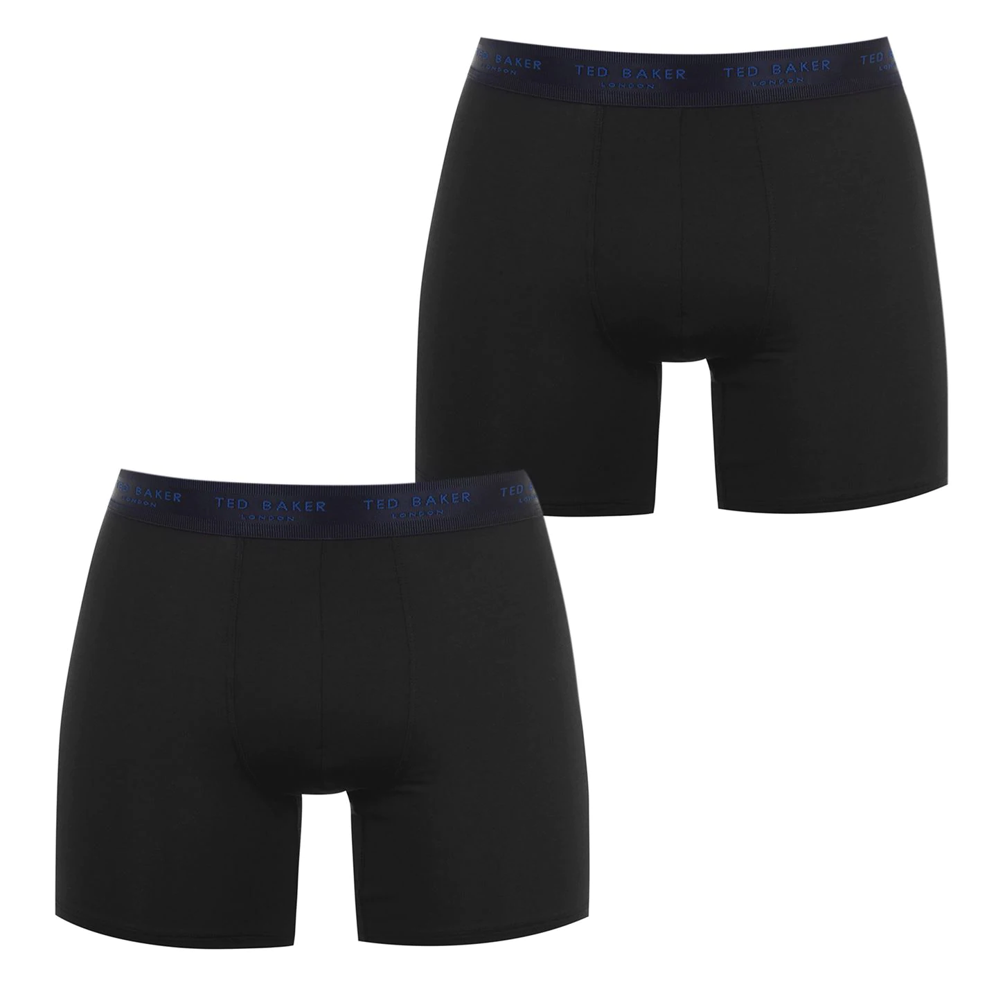 Ted Baker 2 Pack Modal Boxers for Underwear Colour Black BK1001 3 Ted Baker 2 Pack Modal Boxers for Underwear Colour Black BK1001