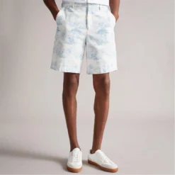 Ted Baker Ted Baker Orrell Shorts Mens for Tracksuit Bottoms Colour Lt-Blue -Ted Baker shop online 43043669 xxl a2