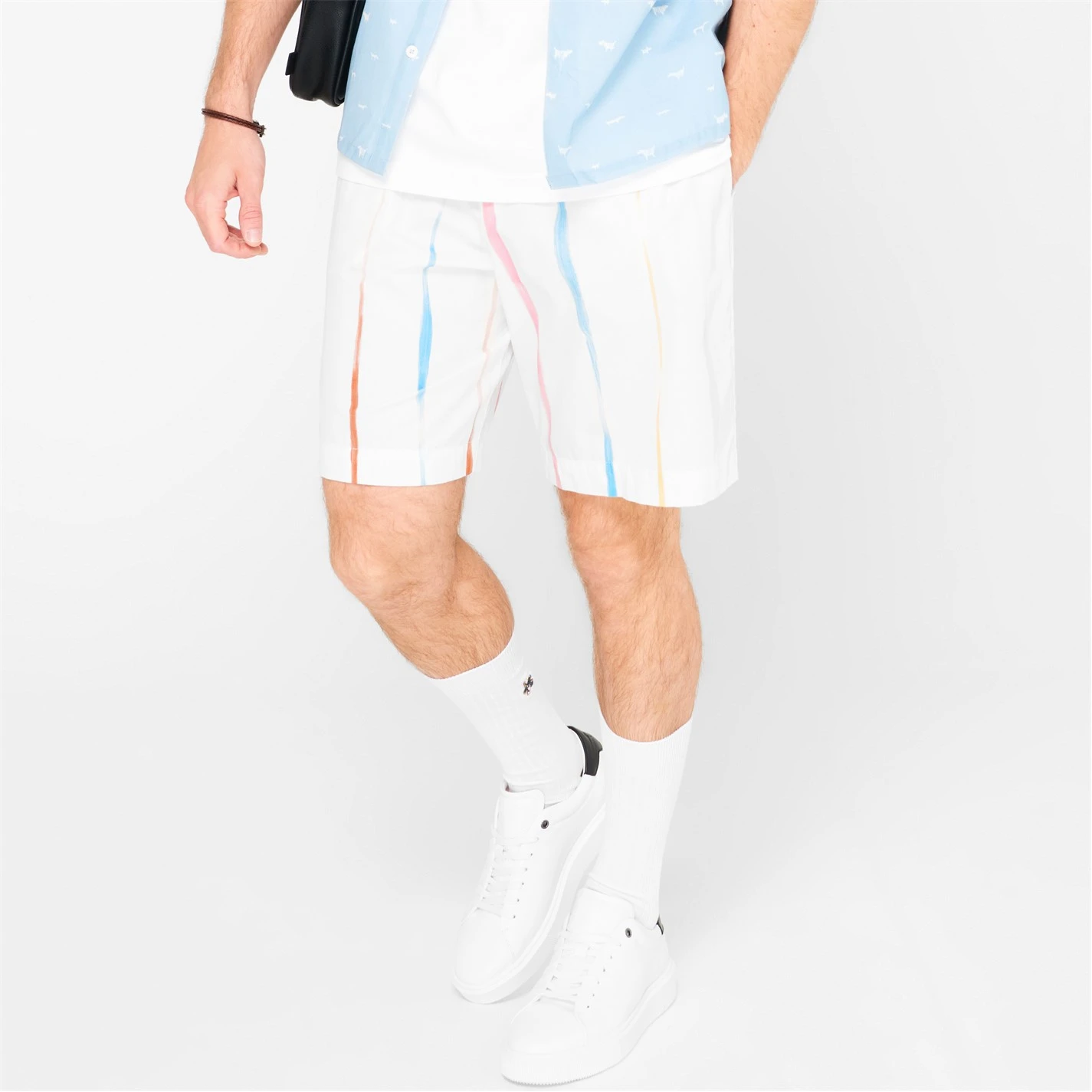 Ted Baker Ryton Shorts for Tracksuit Bottoms Colour White 4 Ted Baker Ryton Shorts for Tracksuit Bottoms Colour White - Image 2