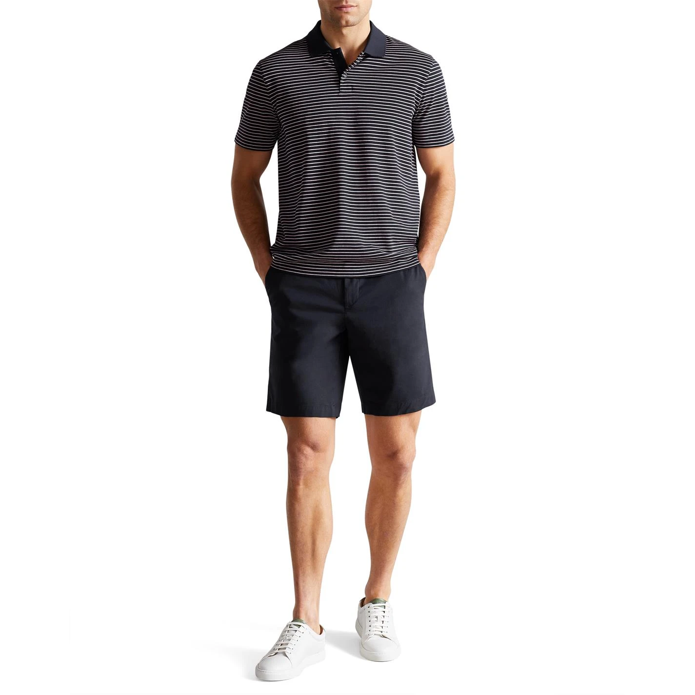 Ted Baker Ashford Chino Shorts for Shorts Colour Dk Navy 3 Ted Baker Ashford Chino Shorts for Shorts Colour Dk Navy - Image 2