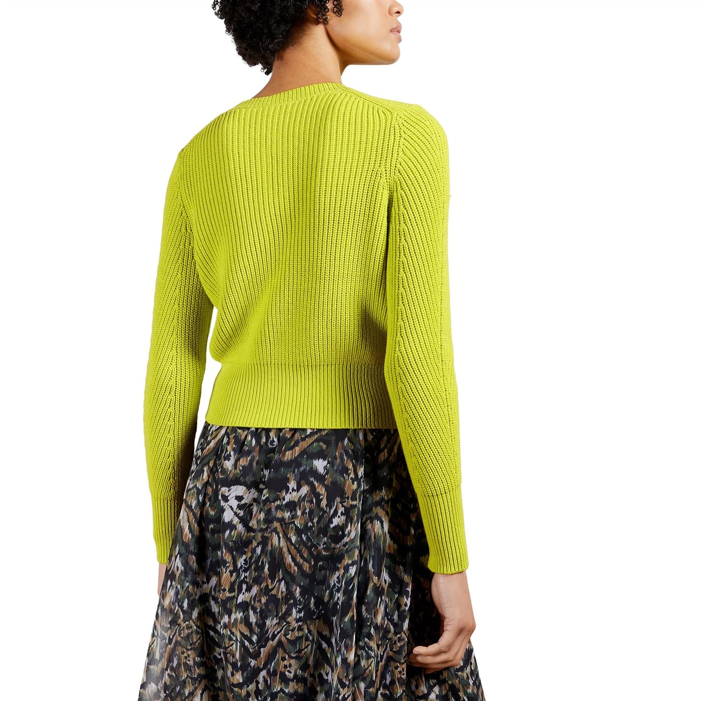 Ted Baker Rocota Cardigan for Knitwear Colour Green 5 Ted Baker Rocota Cardigan for Knitwear Colour Green - Image 3