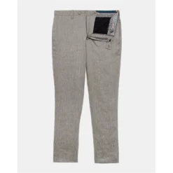 Ted Baker Butler Linen Trousers for Trousers & Chinos Colour Taupe